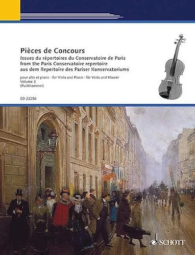 Pieces de Concours  Competition Pieces  Volume 3 - from the Paris Conservatoire Repertoire