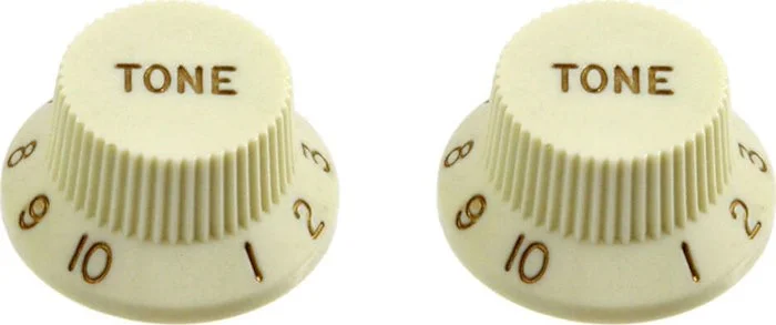 PK-0153 Set of 2 Plastic Tone Knobs for Stratocaster®<br>Mint Green, Pack of 2