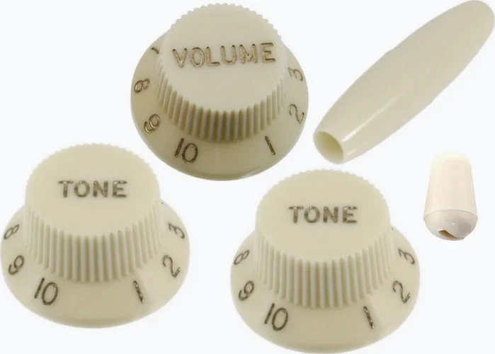 PK-0178 COMPLETE KNOB SET FOR STRATOCASTER®<br>Parchment