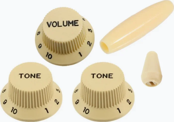 PK-0178 COMPLETE KNOB SET FOR STRATOCASTER®<br>Cream