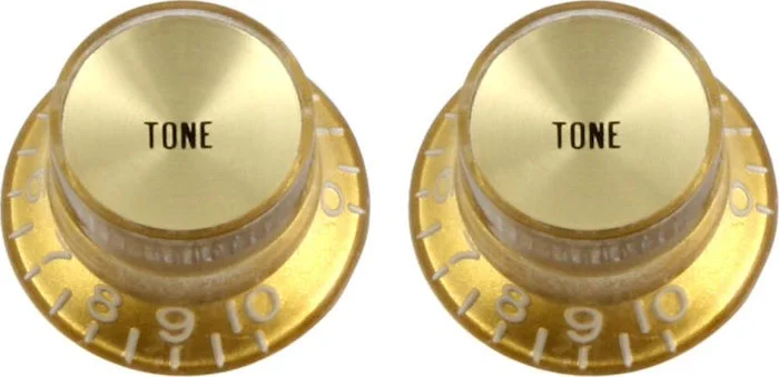 PK-0182 Set of 2 Tone Reflector Knobs<br>Gold with Gold, Pack of 50