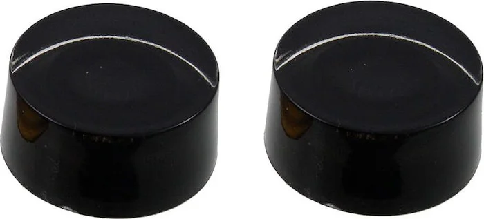 PK-3230 Set of 2 Unmarked Speed Knobs<br>Black