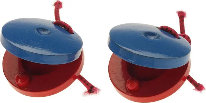 Pair of plastic castanets