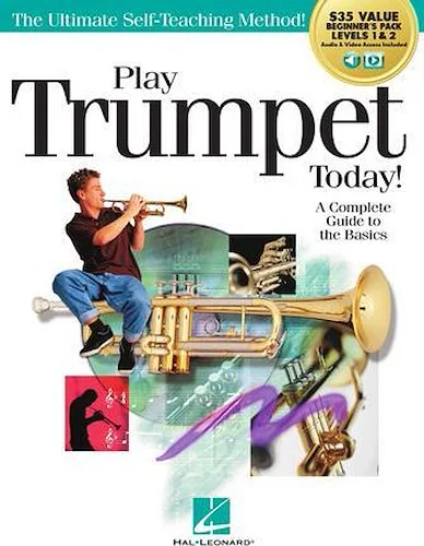 Play Trumpet Today! Beginner's Pack - Method Books 1 & 2 Plus Online Audio & Video