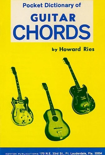 Pocket Dictionary of Guitar Chords