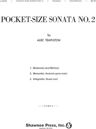Pocket Size Sonata No. 2 - for Clarinet with Piano