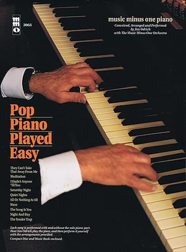 Pop Piano Played Easy - Music Minus One Piano