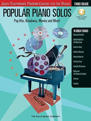Popular Piano Solos - Grade 3 - Book/Audio - Pop Hits, Broadway, Movies and More!