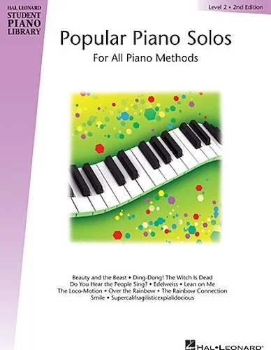 Popular Piano Solos - Level 2, 2nd Edition - Hal Leonard Student Piano Library