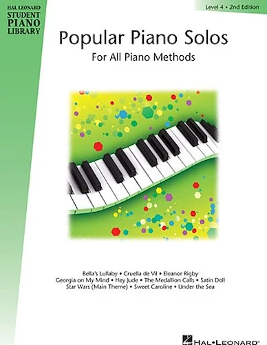 Popular Piano Solos - Level 4, 2nd Edition - Hal Leonard Student Piano Library