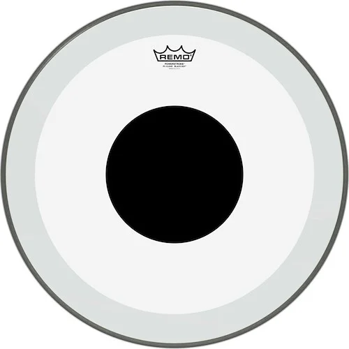 Powerstroke® P3 Clear Black Dot™ Bass Drumhead - Top Black Dot™, 20"