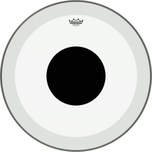Powerstroke® P3 Clear Black Dot™ Bass Drumhead - Top Black Dot™, 26"