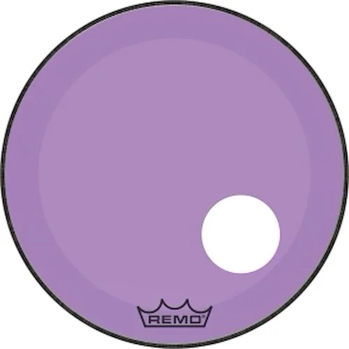 Powerstroke P3 Colortone(TM) Purple Skyndeep Drumhead with 5 inch. Offset Hole - Bass Resonant 22"