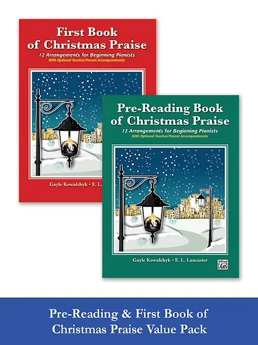 Pre-Reading & First Book of Christmas Praise (Value Pack): Arrangements for Beginning Pianists