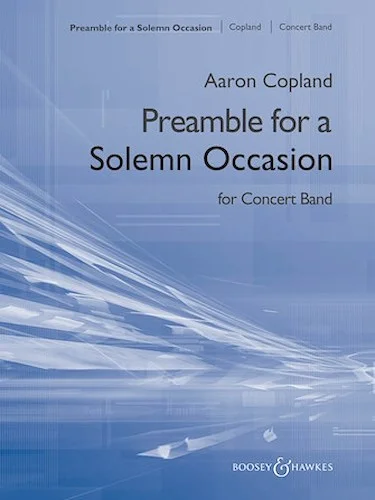 Preamble for a Solemn Occasion - for Symphonic Band