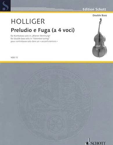 Preludio e Fuga (a 4 Voci) - Double Bass Solos in "Viennese tuning"