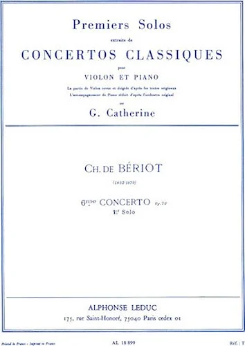 Premiers Solos Concertos Classiques No. 6, Op. 70