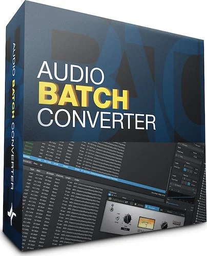 PreSonus Audio Batch Converter	 (Download) <br>