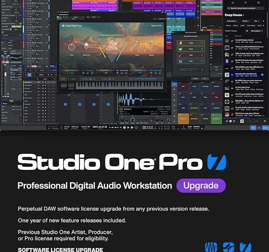 PreSonus Studio One Pro 7 Upgrade	 (Download) <br>