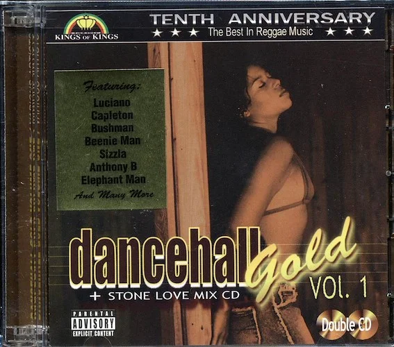Prezident Brown, Buju Banton, Capleton, Bushman, Beenie Man, Etc. - Dancehall Gold Volume 1 + Stone Love Mix CD (41 tracks) (2xCD)
