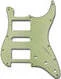 Primo Pickguard for Stratocaster, H-S-H Pickup Configuration<br>Mint Green 3-Ply (MG/B/W) .090