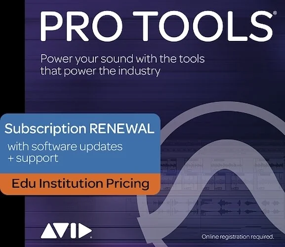Pro Tools - 1-Year Subscription Renewal Image