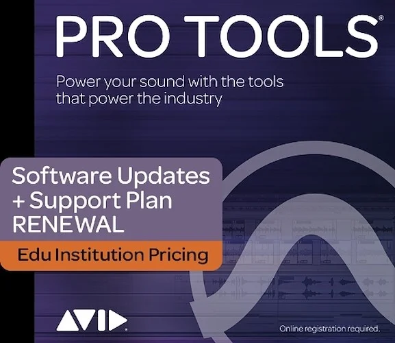 Pro Tools - Legacy Upgrade with 12 Months of Upgrades - Institution (Renewal): Annual Upgrade and Support Plan Image