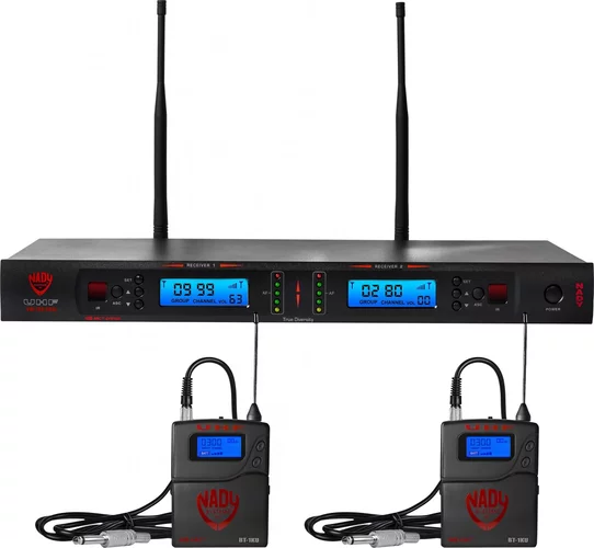 Nady 2W-1KU GT Dual True Diversity 1000-Channel Professional UHF Wireless System Image