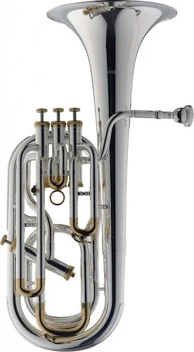 Professional Bb Baritone, 4 Monel pistons (3+1), Gold trim kit