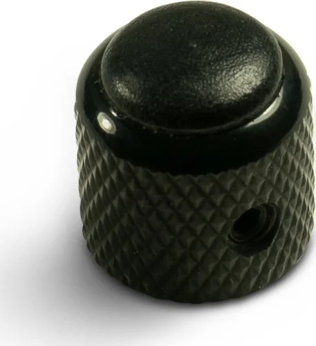 Q-Parts Knobs With Ebony Inlay - Mini Dome Black