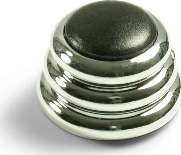 Q-Parts Knobs With Ebony Inlay - Ringo Chrome