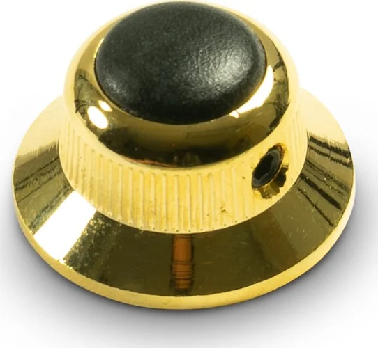 Q-Parts Knobs With Ebony Inlay - UFO Gold