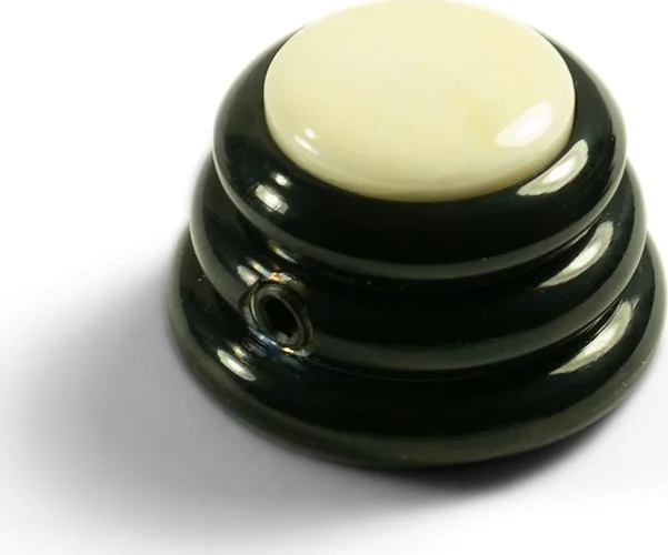 Q-Parts Knobs With Ivory Inlay - Ringo Black