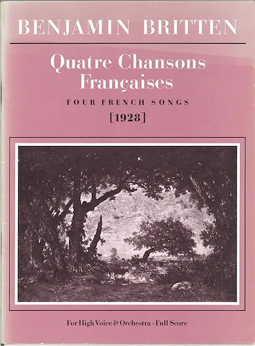 Quatre Chansons Francais: Four French Songs