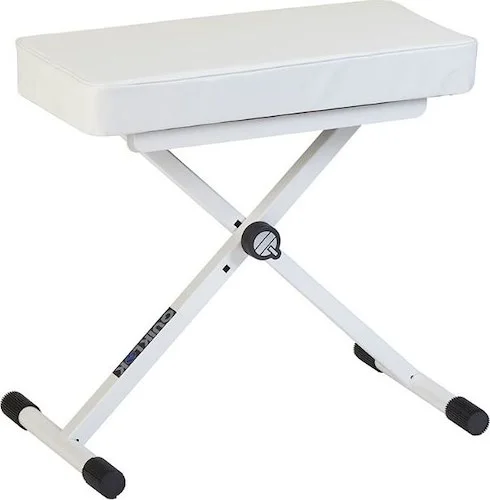 Quik Lok BX-8 Keyboard Bench. White