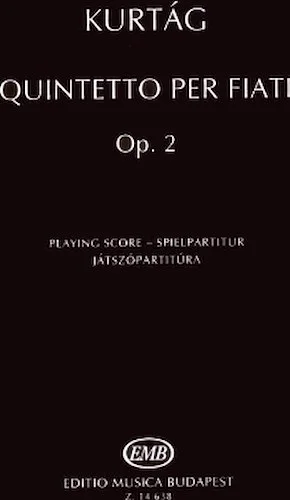 Quintetto per Fiati, Op. 2 - Revised Edition