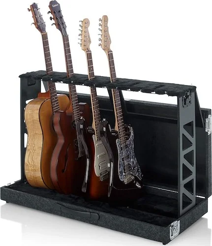Rack Style 6 Guitar Stand that Folds into Case