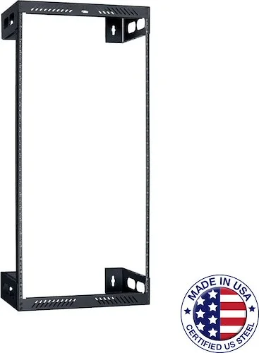 Rack-Wall Mount-22U, 12in Deep, Blk