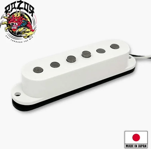 Razor® Burumun Blue Moon Pickup For Stratocaster® - White<br>