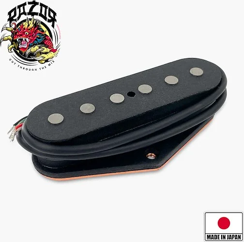 Razor® Hiho Hidden Gem Single-Space Stacked Humbucking Bridge Pickup For Telecaster®<br>