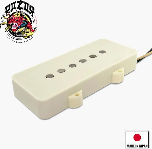 Razor® Mangetsu Full Moon Neck Pickup For Jazzmaster® - Aged White<br>