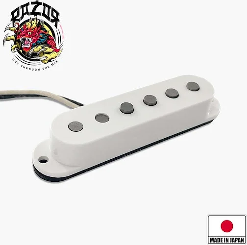 Razor® Supamun Super Moon Bridge Pickup For Stratocaster® - White<br>