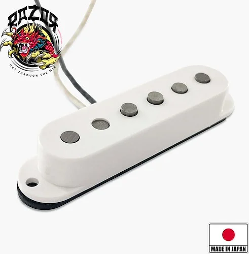 Razor® Supamun Super Moon Reverse Middle Pickup For Stratocaster® - White<br>