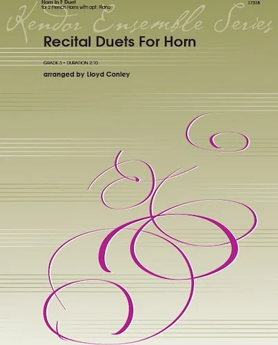 Recital Duets For Horn