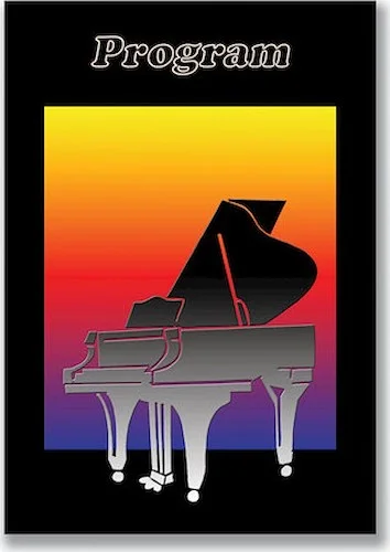 Recital Program #78 - Piano Silhouette