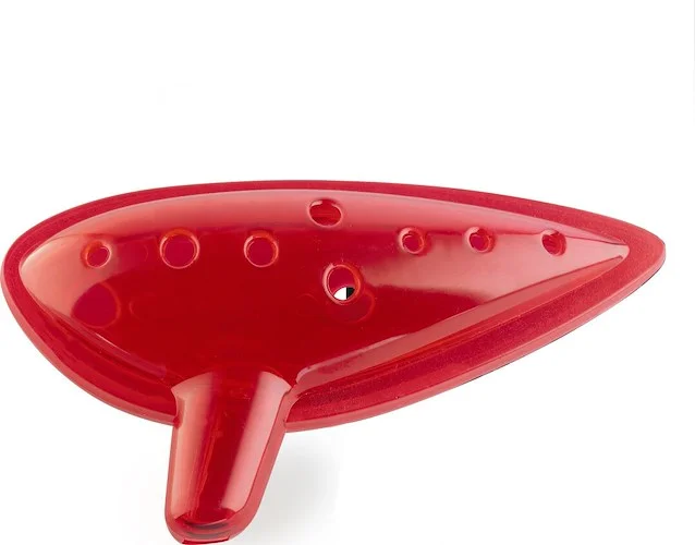 Red plastic ocarina