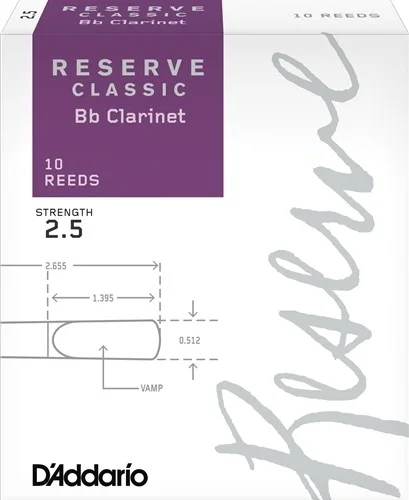 Reed, Classique Clar 10pk 2.5