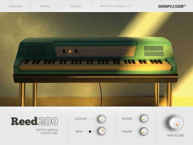 Reed200 V2 (Download)<br>45MB Reed Electric Piano that sounds like 8GB