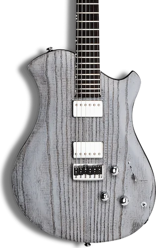 Relish Guitars Flamed Ash Mary - Dirty Silver
