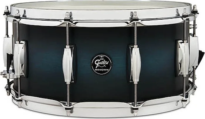Renown Snare Drum - Satin Antique Blue Burst Finish - 5.5 inch. x 14 inch. Snare Drum